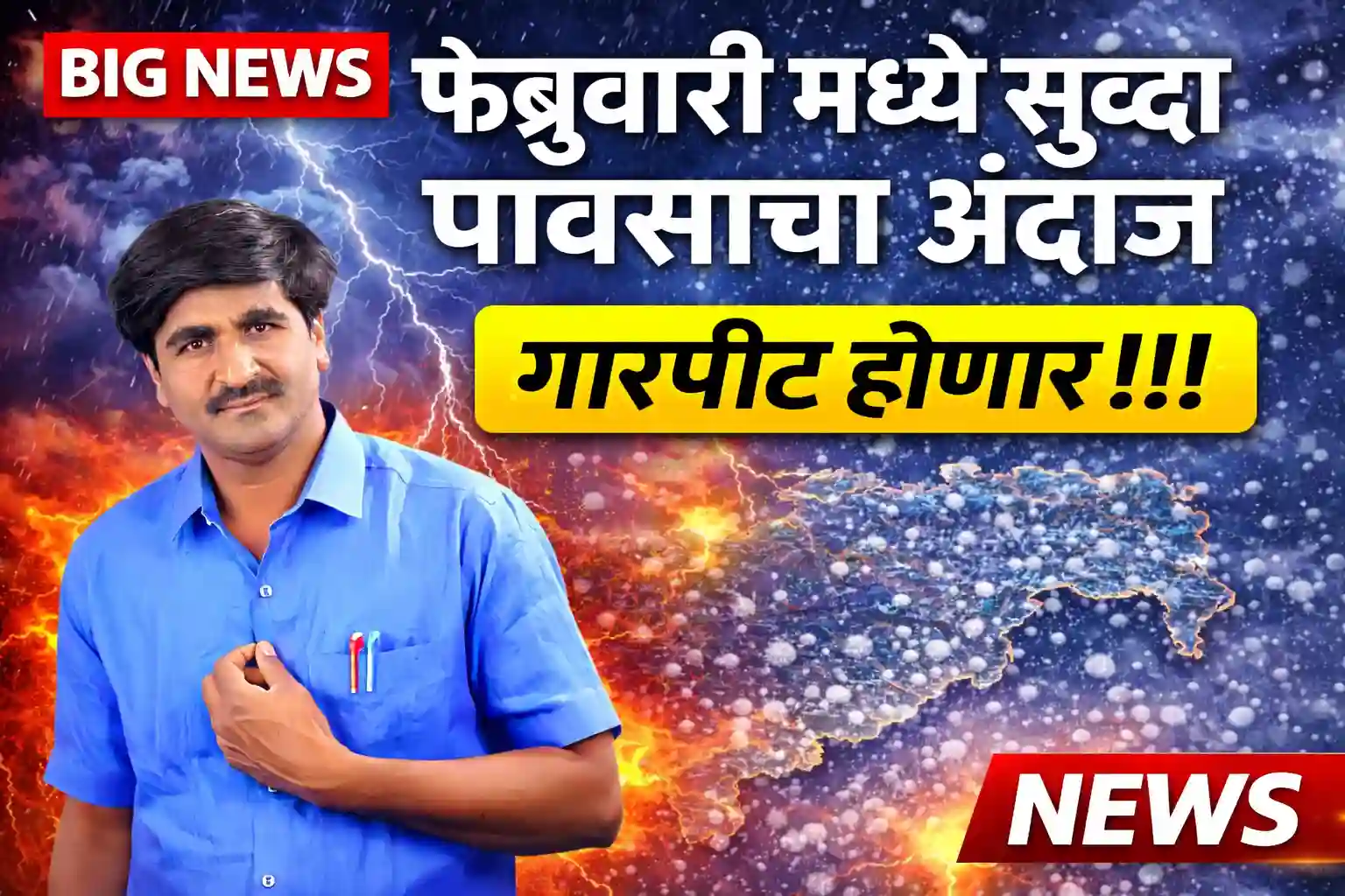 फेब्रुवारीत पुन्हा पावसाचे सावट!