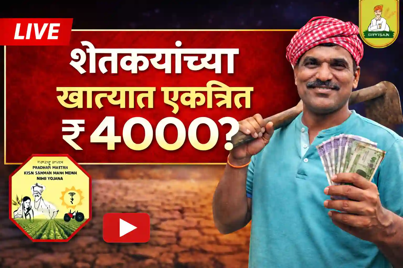 नमो शेतकरी योजनेचा ८ वा हप्ता